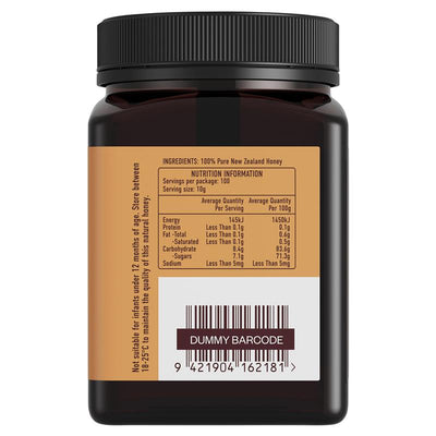 Egmont Manuka Honey MGO 50+ Multifloral, 1kg - Raw NZ