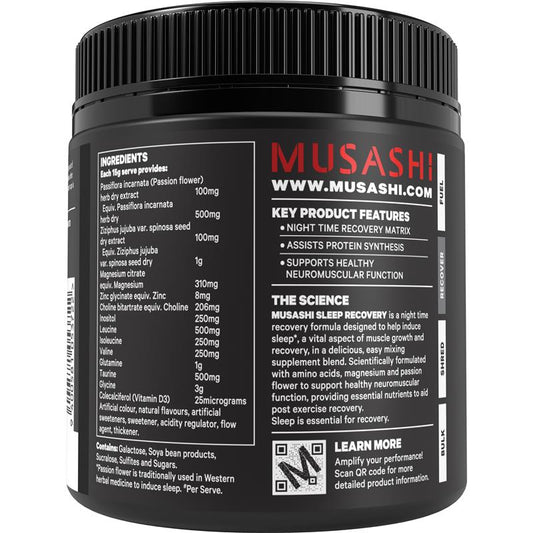 Musashi Sleep Recovery Fruit Punch - 300g – view 2 - Auzzistore