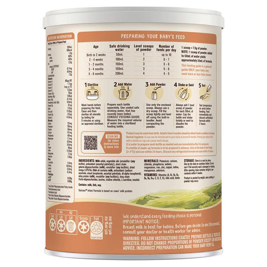 Karicare+ 1 Baby Infant Formula (Birth to 6 Months) - 900g-Auzzi Store