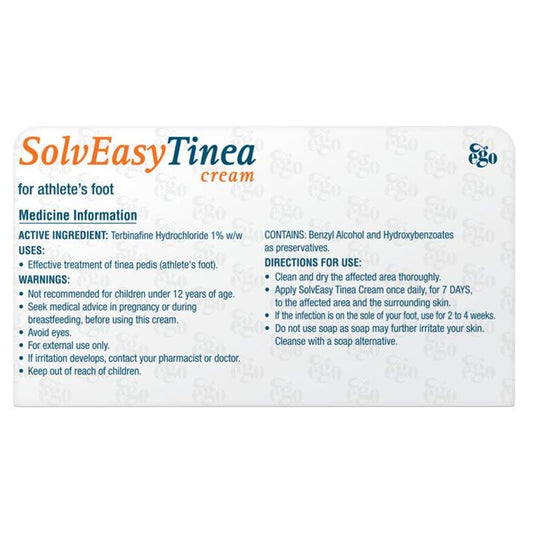 Solveasy Tinea Cream for Athlete's Foot - 15g Treatment-Auzzi Store