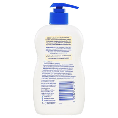 Curash Gentle Head To Toe Wash 400ml - Soap-Free & Mild Formula