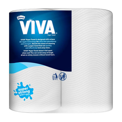 Kleenex Viva White Paper Towel - 2 Pack-Auzzi Store
