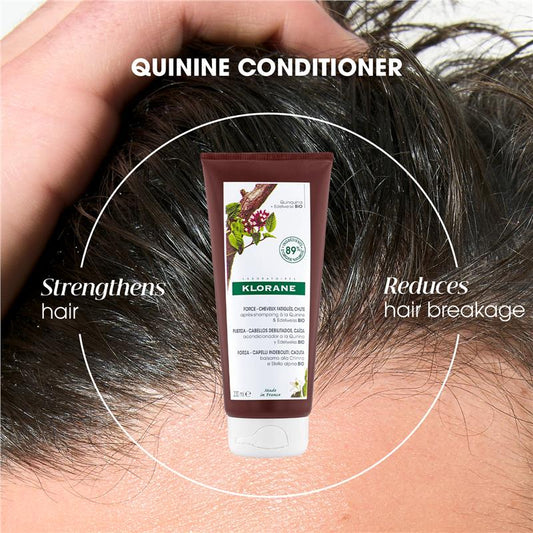 Klorane Strengthening Quinine & Organic Edelweiss Conditioner 200ml - Fortify Thinning Hair-Auzzi Store