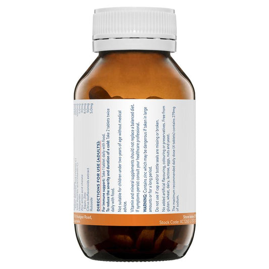 Ethical Nutrients Vitamin C + Zinc Immune Support 60 Tablets – view 2
