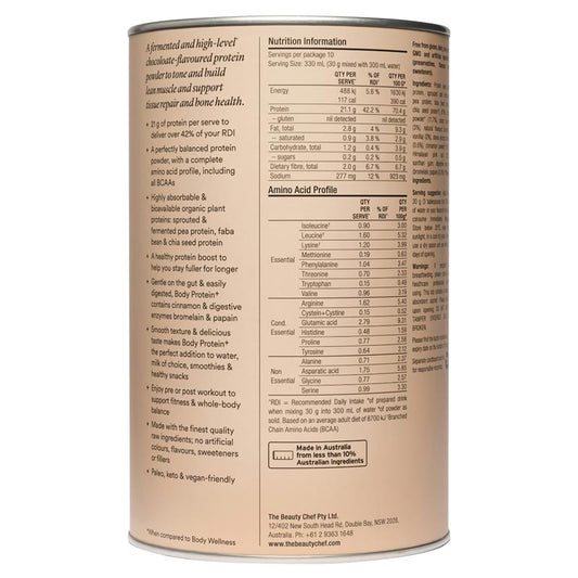 Beauty Chef Body Protein+ Vegan Chocolate Protein Powder 300g – view 2