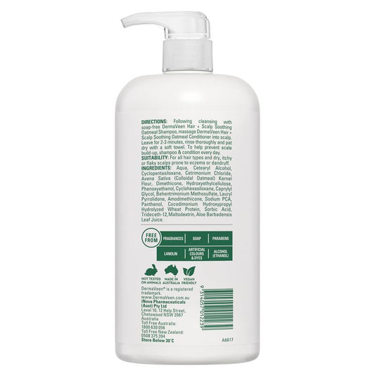 DermaVeen 1L Oatmeal Conditioner for Sensitive Scalps - Auzzi Store