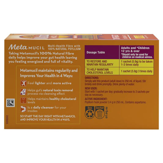 Metamucil Smooth Orange - 30 Dose - Auzzi Store