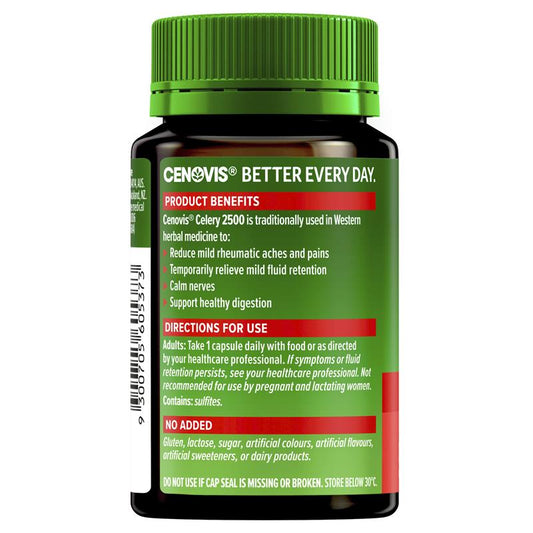 Cenovis Celery Seed Extract Capsules 250mg - 80 Count – view 2