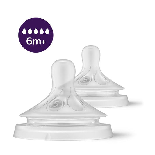 Avent Natural Response Teats 6 Month+ Flow 5 - 2 Pack – view 2