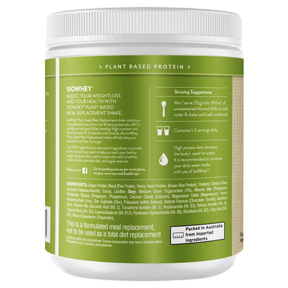 IsoWhey Plant-Based Meal Replacement Shake Chocolate - 550g