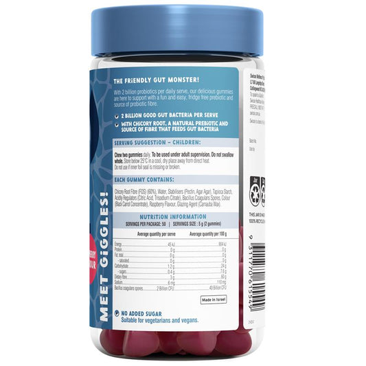 Little Swisse Raspberry Pre + Probiotic Gummies 100 Pack-Auzzi Store