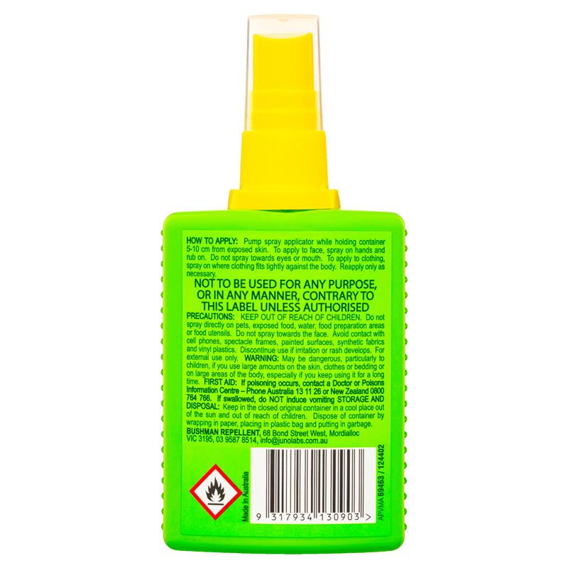 Bushman Plus UV Insect Repellent 100ml Pump Spray - Long-Lasting Protection-Auzzi Store