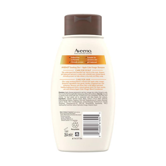 Aveeno Apple Cider Vinegar Clarifying Shampoo for Dull Hair - 354mL – view 2