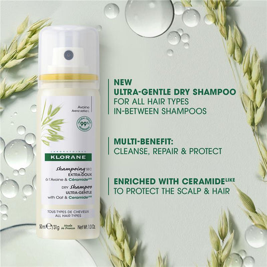 Klorane Dry Shampoo with Oat & Ceramide - 50ml – view 2