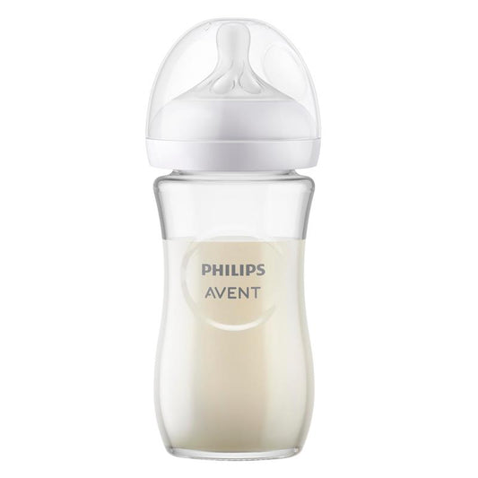 Avent Natural Response Glass Feeding Bottle 240ml – view 2