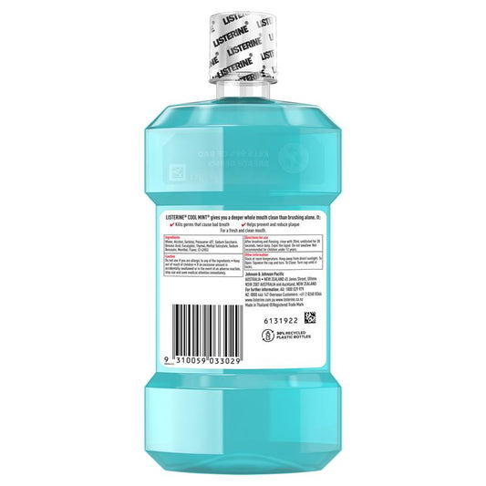Listerine Cool Mint Antibacterial Mouthwash 250mL - Fresh Breath Solution-Auzzi Store