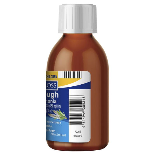 Gold Cross Senega & Ammonia - 200mL Cough Relief-Auzzi Store