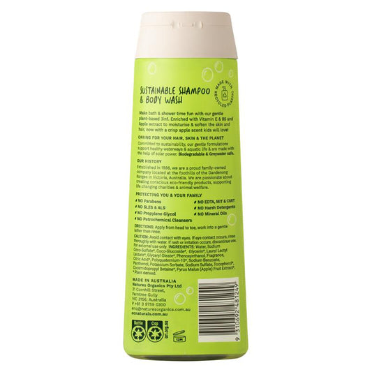 Organic Care Kids 3-in-1 Fruit Blast Shampoo, Conditioner & Body Wash 400ml-Auzzi Store