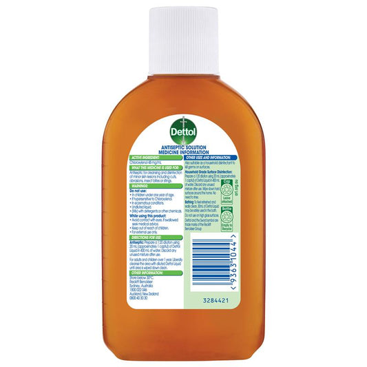 Dettol Antiseptic Antibacterial Disinfectant Liquid 250ml-Auzzi Store
