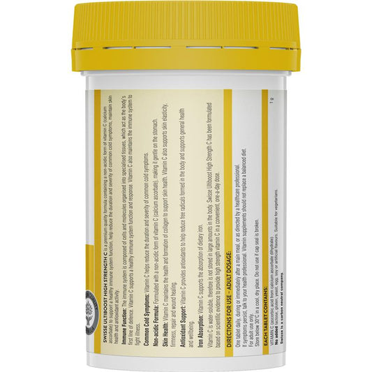 Swisse Ultiboost High Strength Vitamin C 1000mg - 150 Tablets-Auzzi Store