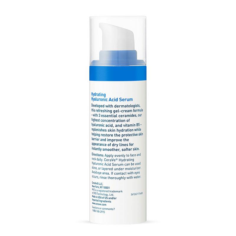 CeraVe Hydrating Hyaluronic Acid Serum 30ml - Deep Hydration for Normal to Dry Skin - Auzzi Store