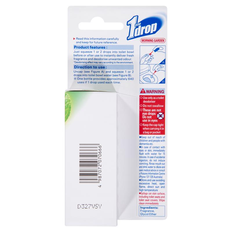 One Drop Toilet Deodoriser 20ml - Long-Lasting Freshness-Auzzi Store
