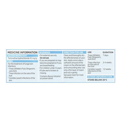 Dermal Therapy Fungistop 3 In 1 Antifungal Cream 15g - Effective Treatment for Fungal Infections