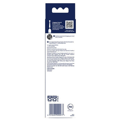 Oral-B Power Toothbrush Sensitive Clean Refills - 6 Pack