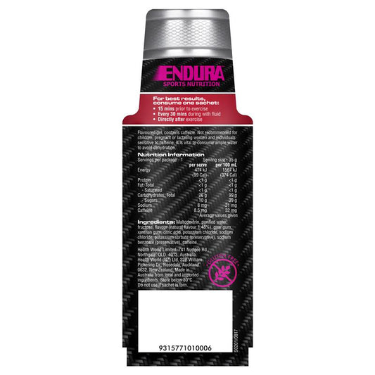 Endura Sports Energy Gel Cola Kick 35g - Convenient Energy Boost-Auzzi Store