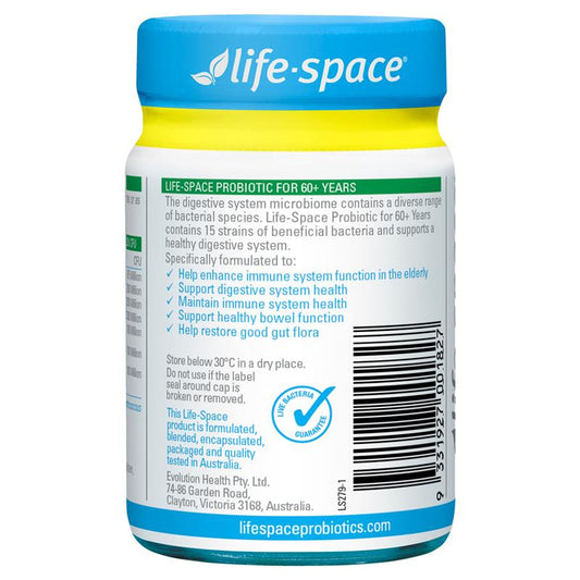 Life-Space Probiotic for 60+ Years - 90 Capsules-Auzzi Store