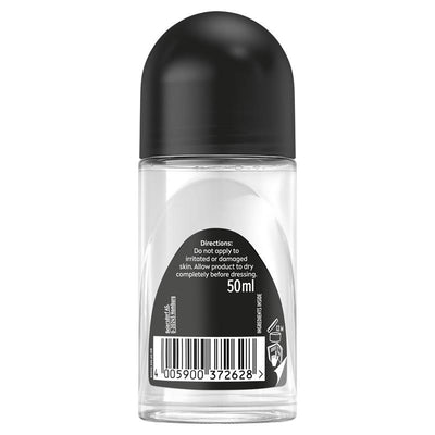 NIVEA Men Black & White Anti-Stain Roll-On Deodorant 72H, 50ml