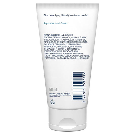 CeraVe Reparative Hand Cream 48g - Nourishing Relief for Dry Hands - Auzzi Store