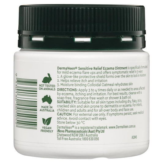 DermaVeen Sensitive Relief Eczema Ointment - 200mL - Auzzi Store