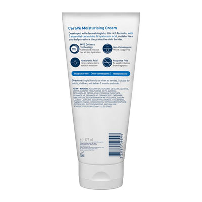 CeraVe Moisturising Cream 170g - Rich Hydration for Dry Skin