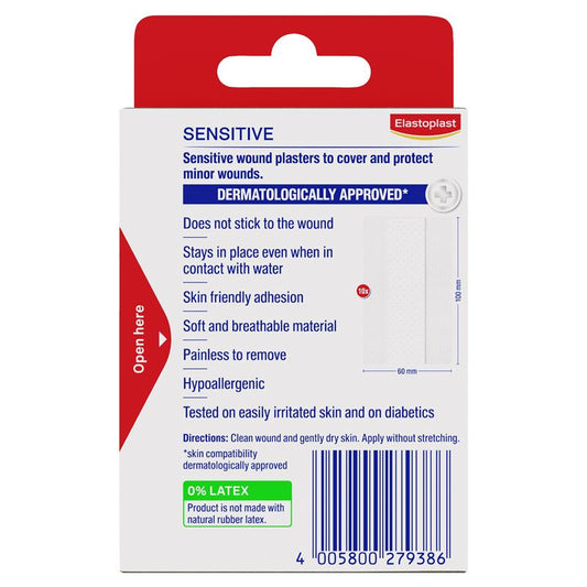 Elastoplast Sensitive Dressing Lengths 6cm x 10cm - 10 Pack-Auzzi Store