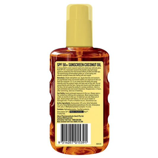 Reef SPF 50 Sunscreen Oil Spray 220ml – view 2 - Auzzistore