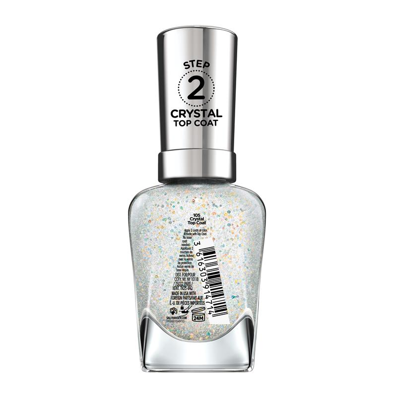 Sally Hansen Miracle Gel Nail Polish Crystal Top Coat 14.7ml