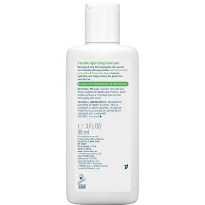 CeraVe Hydrating Cleanser 88ml - Gentle Cleanser for Dry Skin
