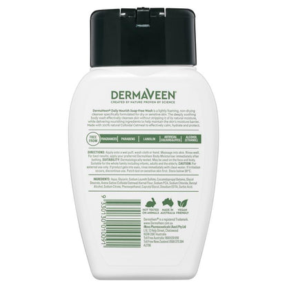 DermaVeen Hypoallergenic Soap-Free Cleanser 250mL for Dry & Sensitive Skin