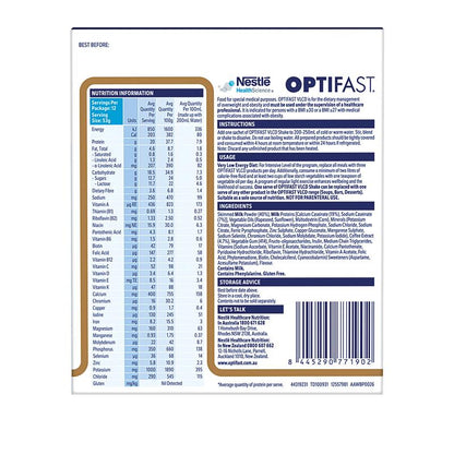 Optifast VLCD Coffee Shake 12 x 53g - Complete Low-Calorie Diet Solution