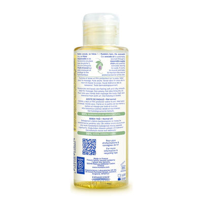 Mustela Baby Massage Oil 100ml - Nourishing & Soothing for Newborns