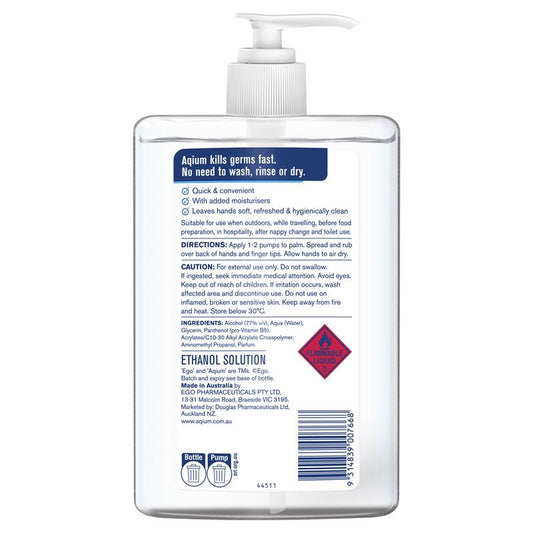 Aqium Antibacterial Hand Sanitiser 1L-Auzzi Store