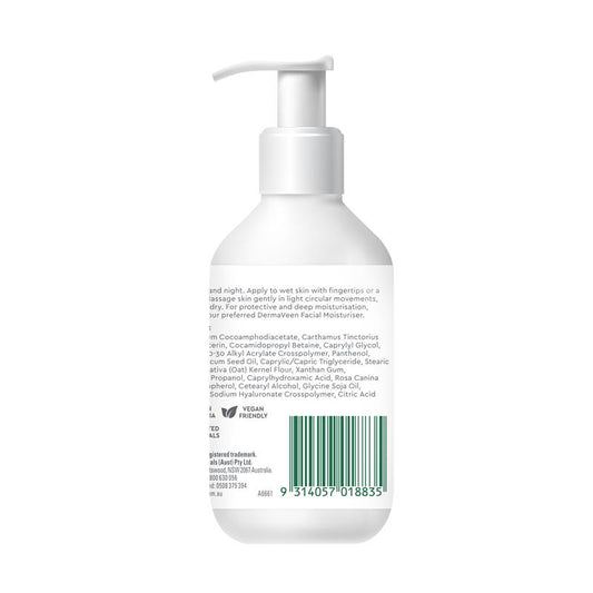 DermaVeen Face Ultra Hydrating Cleanser 200ml - Gentle Care for Sensitive Skin – view 2