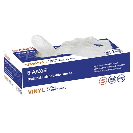 Bodichek Powder-Free Vinyl Disposable Gloves - Small (100 Pack) – view 2 - Auzzistore