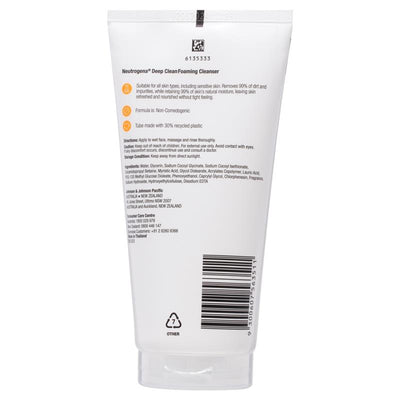 Neutrogena Deep Clean Foaming Cleanser 150g - Gentle Purification for All Skin Types