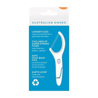 GO2 Dentagenie Double Flosspyx Mint 36 Pack - Double the Clean