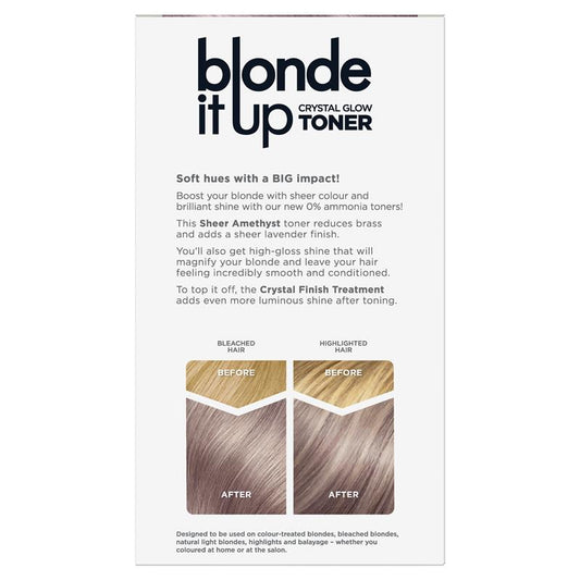 Clairol Blonde It Up Crystal Glow Semi-Permanent Toner - Sheer Amethyst 135g – view 2