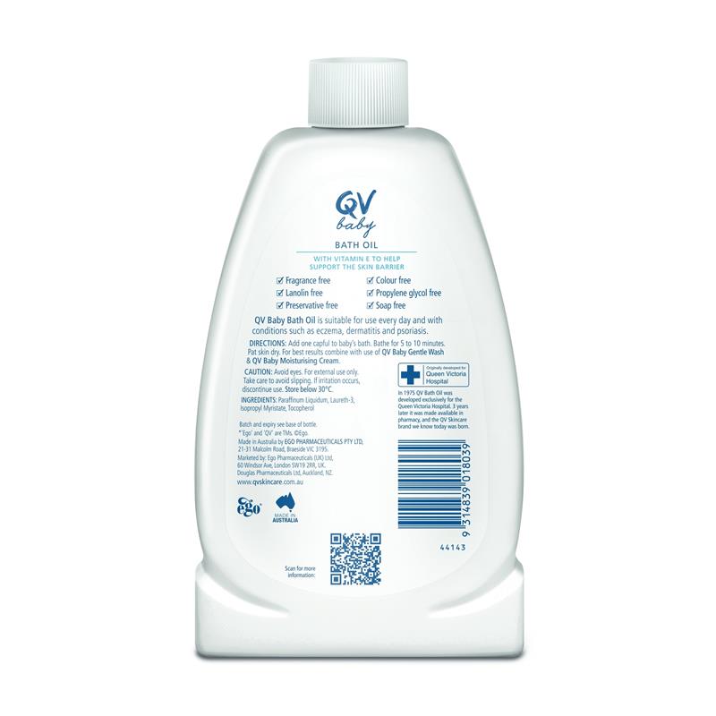 QV Baby Bath Oil - 500ml Shower & Bath Oil - Auzzi Store