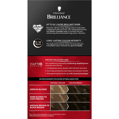 Schwarzkopf Brilliance L75 Brown Sugar - Effortless Colour & Lightening