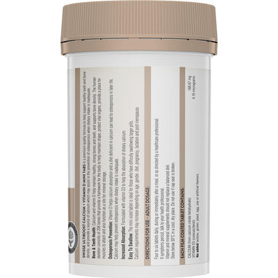 Swisse Calcium + Vitamin D3 Supplement - 300 Mini Tablets